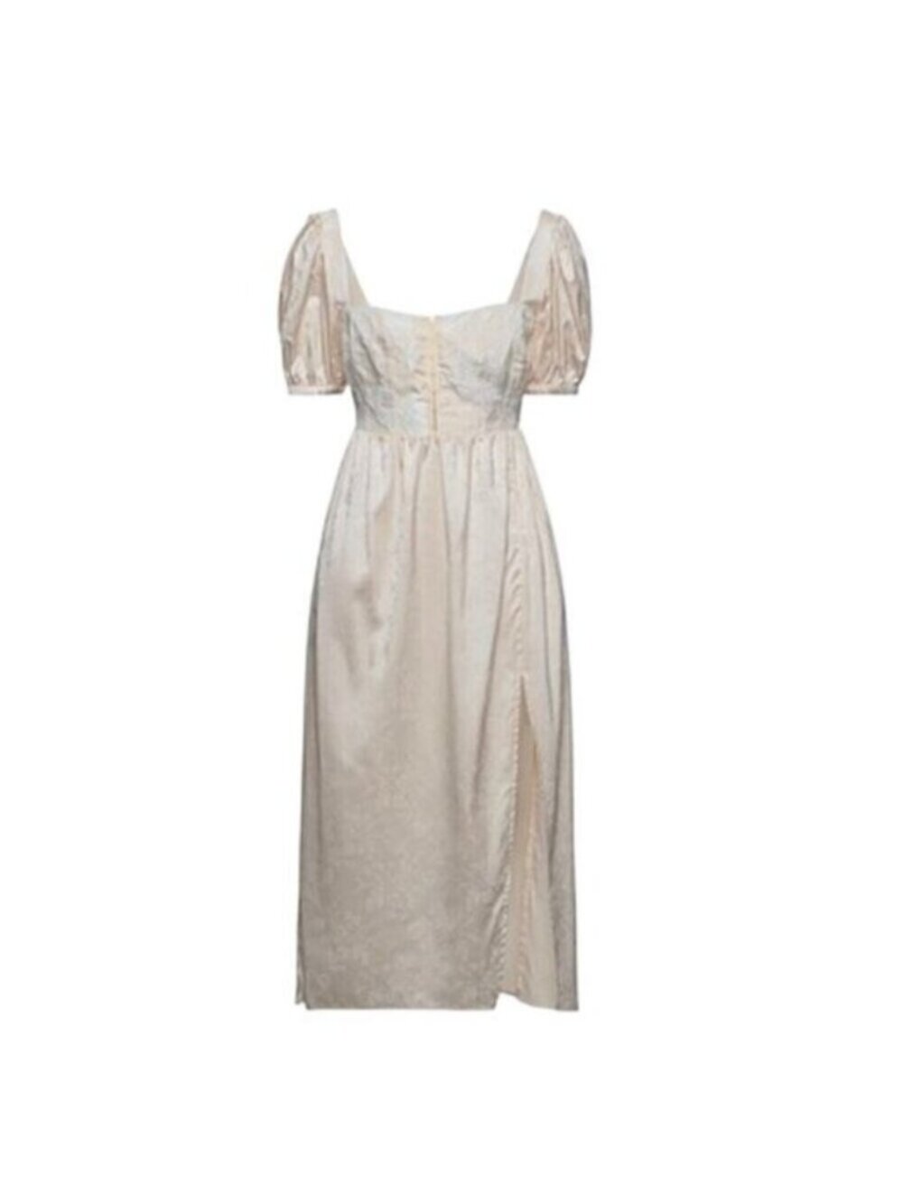 For Love and Lemons Brenda Midi Dress in Ivory M